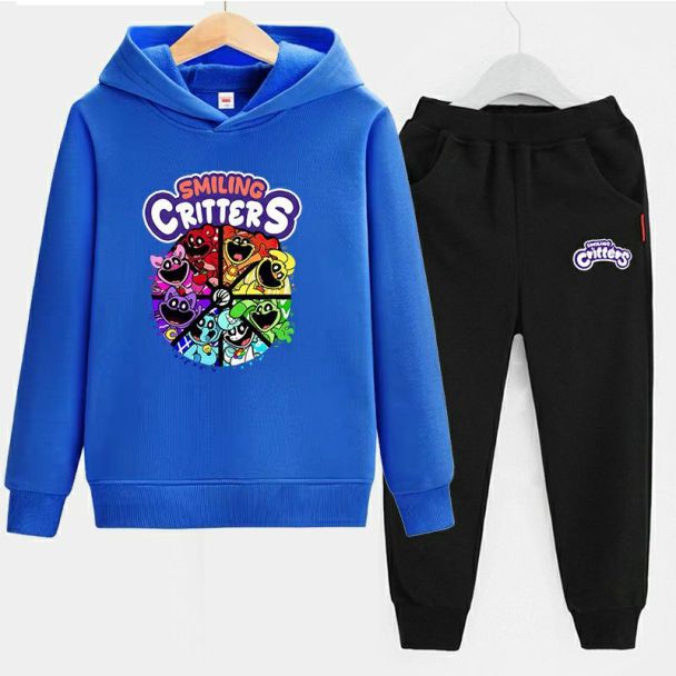 Boys Girls Smiling CrittersHoodies Cotton Sweatshirts Outfits