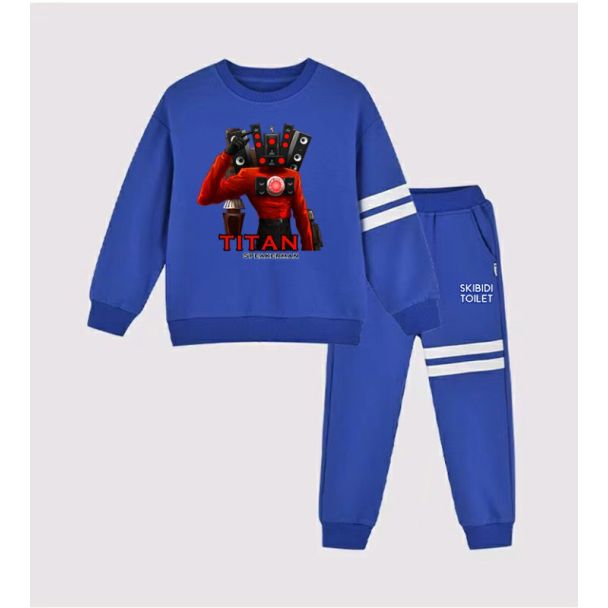 Boys Skibidi toilet Hoodie Sweatshirt and pants Sweat suits 2 piece Kids of Skibidi toilet  Clothing Cool Christmas Gift