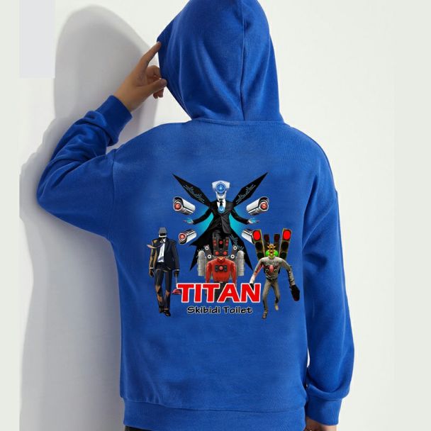 Boys Skibidi toilet titan Sweatshirt and Sweat pants Cool Hoodie For Kids Xmas Gifts titan clothes