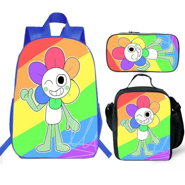 Dandy's World Backpack For School Waterproof Bookbag Lunchbox Boy Gifts Idea Dandy's World backpack