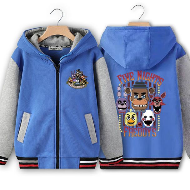 Five Nights at Freddy's Kids ComfortSoft EcoSmart Fleece Full-Zip Hoodie