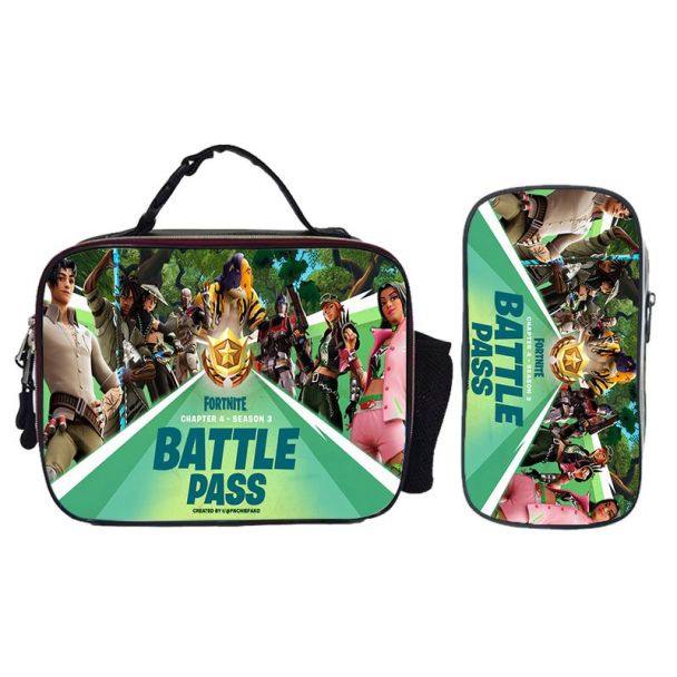 Fortnite C4S3 Lunch Box Waterproof High quality leather Lunch Bag New 5（5 designs）