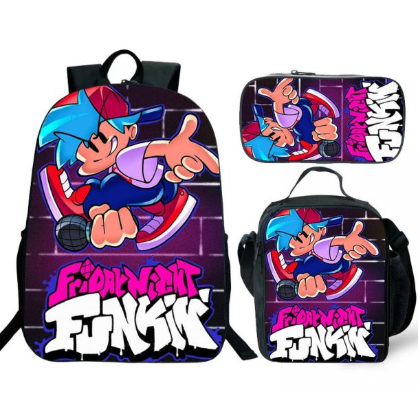 Friday Night Funkin backpack 3D Printed Fashion Travel School Bag Laptop Backpack