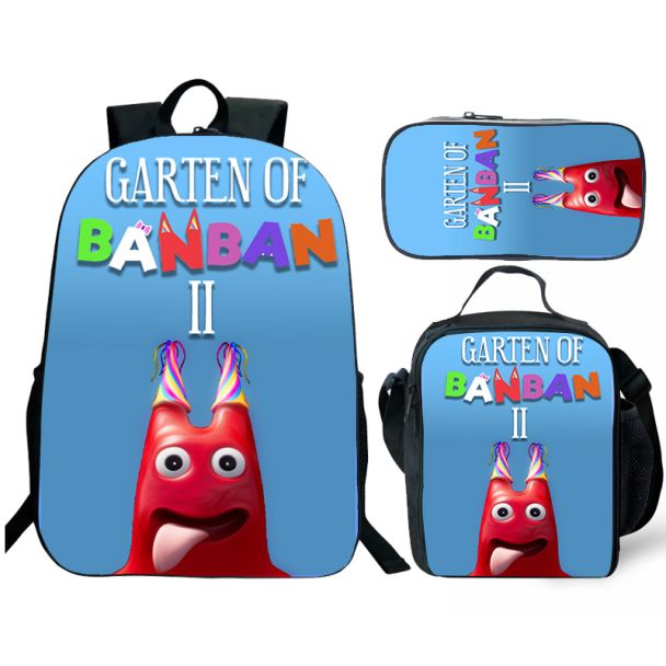 Garten of Banban 2 Backpack Lunch box School Bag Kids Bookbag