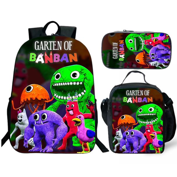 Garten of Banban backpack kids boys school Lunch box School Bag