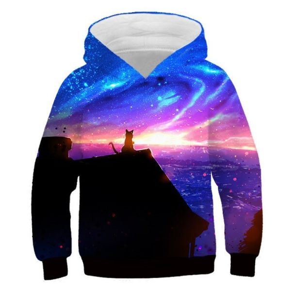 woow galaxy 3D Print Hooded Sweatshirt