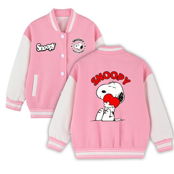 Kid's Snoopy Jacket American Football Varsity Jacket Ideal Gift