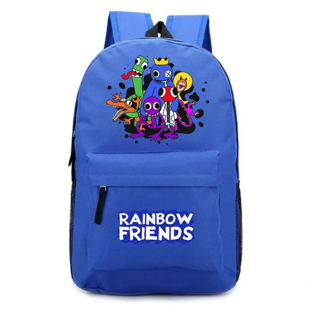 Kids Rainbow Friends Backpack Lunch box School Bag Kids Bookbag (13 color)