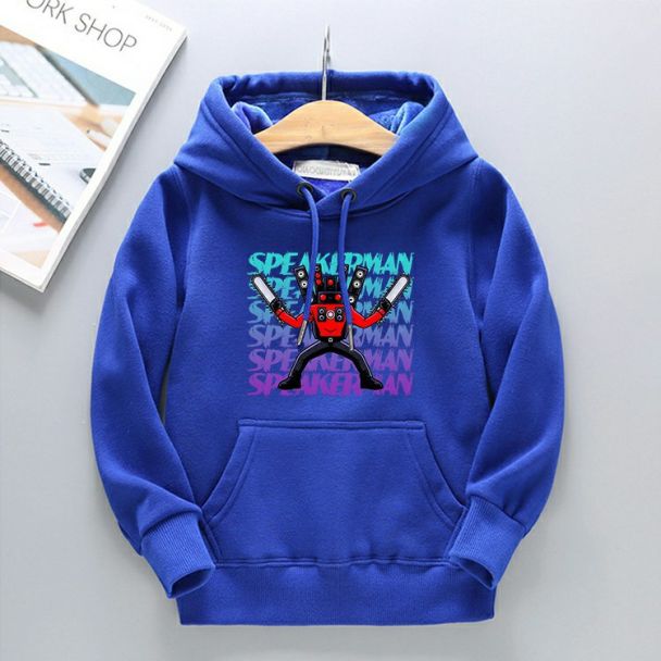 Kids Skibidi toilet titan speakerman Hoodie Pullover Sweatshirt For Boys Gifts