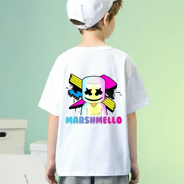 Marshmello T shirts for kids Cotton Shirt 