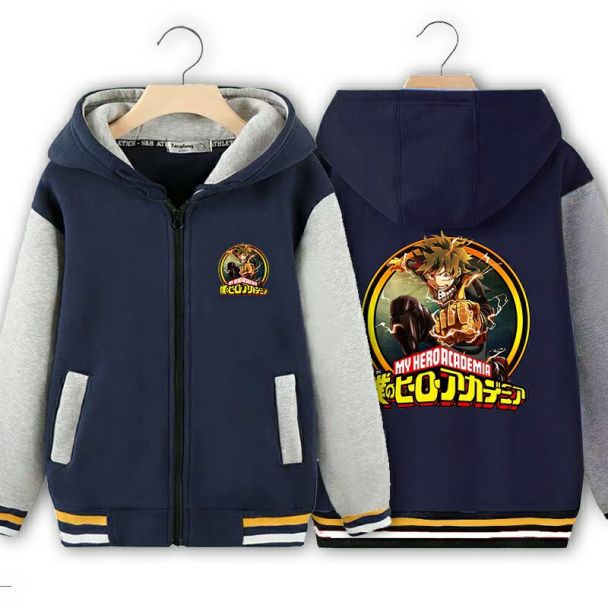 My hero academia Kids Pullover Fleece Hoodie Jackets