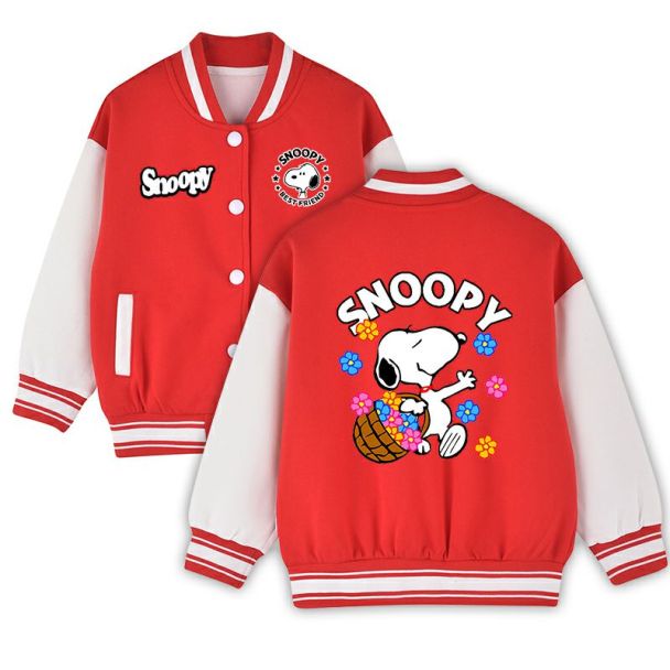 NEW Boys Snoopy Jacket American Football Varsity Jacket Ideal Gift