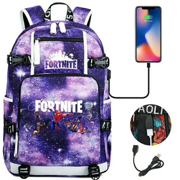 NEW Fortnite 19 "Large Capacity Backpack 600D Waterproof Oxford