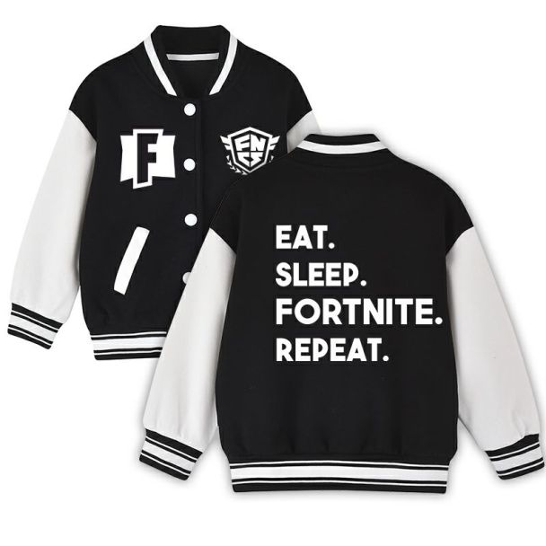 NEW Fortnite Baseball Jackets Kids Hoodie Jackets