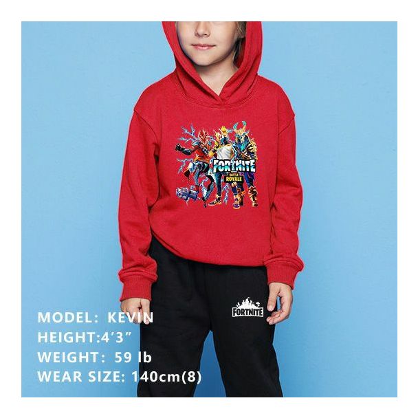 New Fortnite Boys Girls Kid's Hoodies Cotton Sweatshirts Outfits