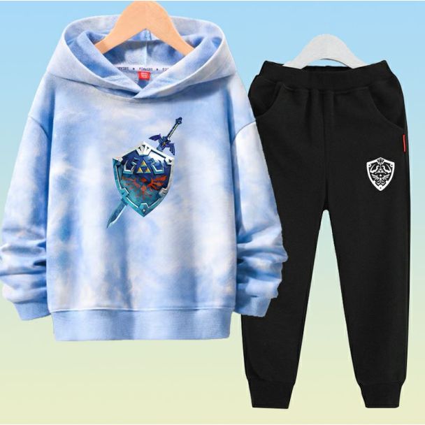 NEW Zelda tie dye hoodie and sweatpants set 4
