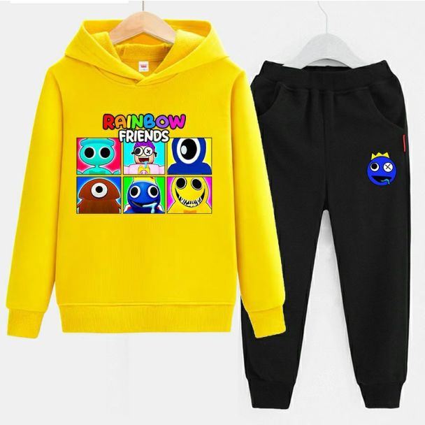 Rainbow friends  Kids Hoodies Cotton Sweatshirts Outfits 3