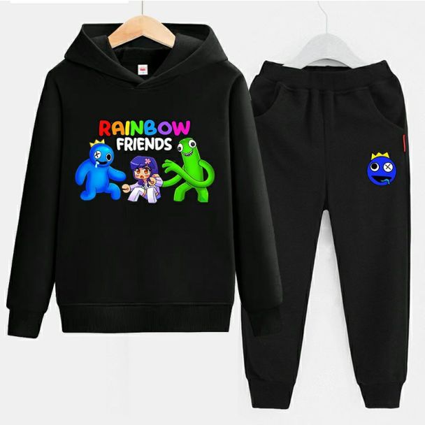 Rainbow friends  Kids Hoodies Cotton Sweatshirts Outfits 6