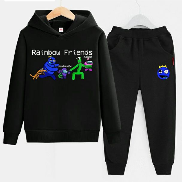 Rainbow friends  Kids Hoodies Cotton Sweatshirts Outfits 7