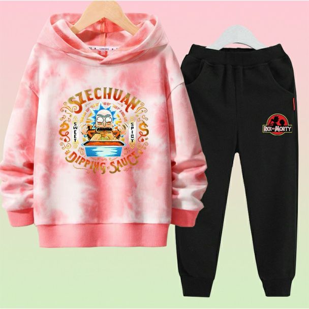 NEW Rick and morty Kids tie dyed hoodie