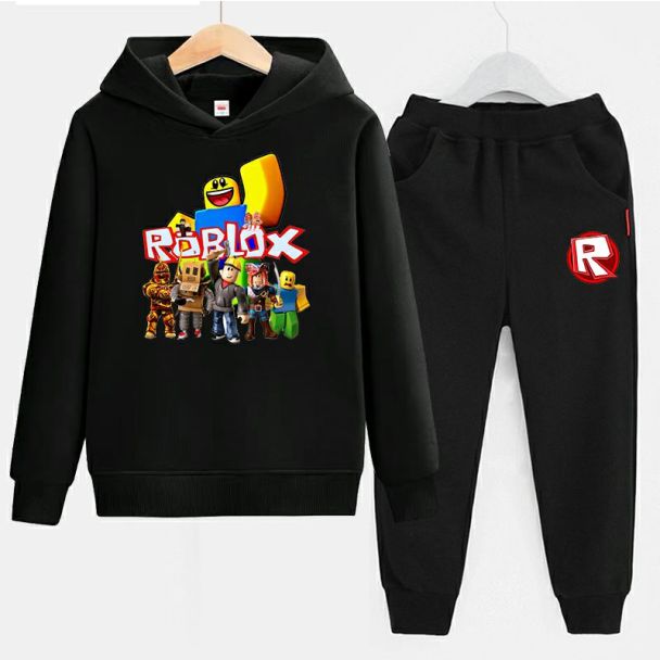 Roblox Boys Girls Kid's Hoodies Cotton Sweatshirts Outfits