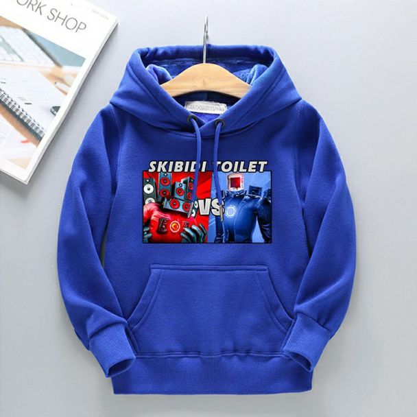 Skibidi toilet Hoodie Sweatshirt and Sweat pants Skibidi toilet Cotton Pullover Hoodie For Kids Gifts 