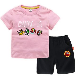 Among Us kids Cotton Shirt Yellow