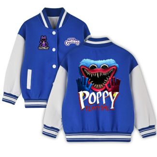 Boys Girls Poppy Playtime Jacket Baseball Jacket Pop Jacket Coats 