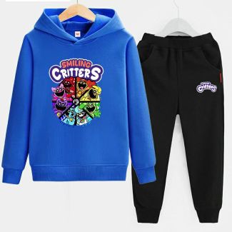 Boys Girls Smiling CrittersHoodies Cotton Sweatshirts Outfits