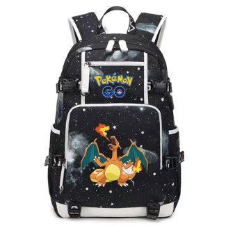 Boys Backpack 600D Oxford Waterproof Charizard Cool Bookbag School Bags for Kids Gifts 