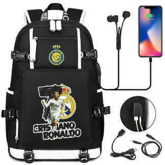 Cristiano Ronaldo Backpacks For Boys High School Bag Galaxy CR7 Bookbags
