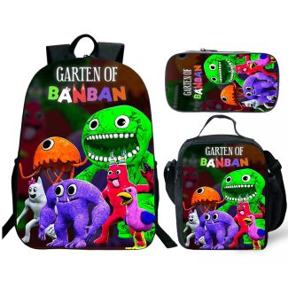 Garten of Banban backpack kids boys school Lunch box School Bag