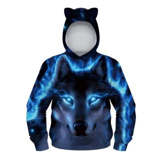 woow kids 3D Print Hoodie Sweatshirt 