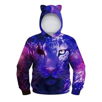 Kids leopard 3D Print Hoodie Sweatshirt 2