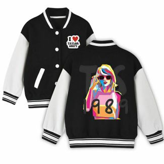 Kid's Taylor Swift Jacket American Football Varsity Jacket Ideal Gift