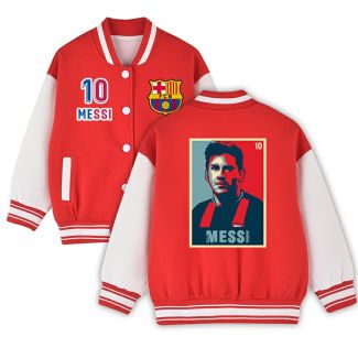 Kids Messi Varsity Jacket Baseball Jacket Messi Pop Jacket  Coats