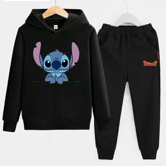 Kids Stitch Hoodies Cotton Sweatshirts Outfits 