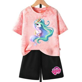 My Little Pony Tie dye T-Shirt Kids Cotton Shirt 4
