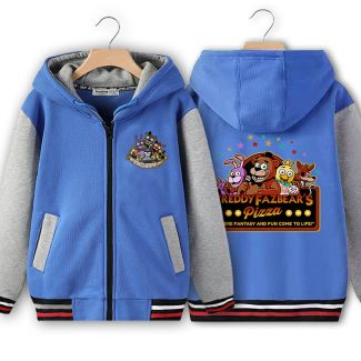 NEW Five Nights at Freddy's Kids Zip Front Fleece Hoodie