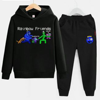 Rainbow friends  Kids Hoodies Cotton Sweatshirts Outfits 7