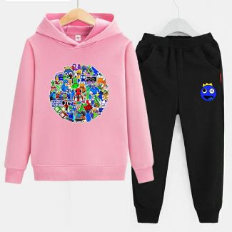 Rainbow friends Kids Hoodies Cotton Sweatshirts Outfits 9