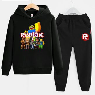Roblox Boys Girls Kid's Hoodies Cotton Sweatshirts Outfits